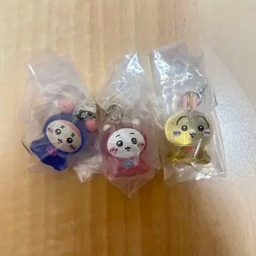 치이카와 (먼작귀) 메지루시 액세서리 캡슐 토이 마스코트 3종 세트