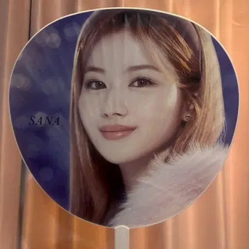 TWICE 사나 부채 doughnut