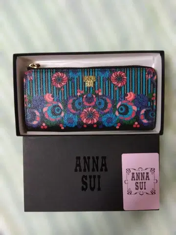 ANNA SUI 장지갑 꽃무늬 모티브