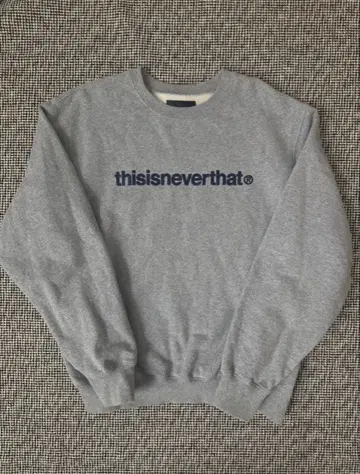 thisisneverthat 로고 맨투맨 그레이 M 사이즈