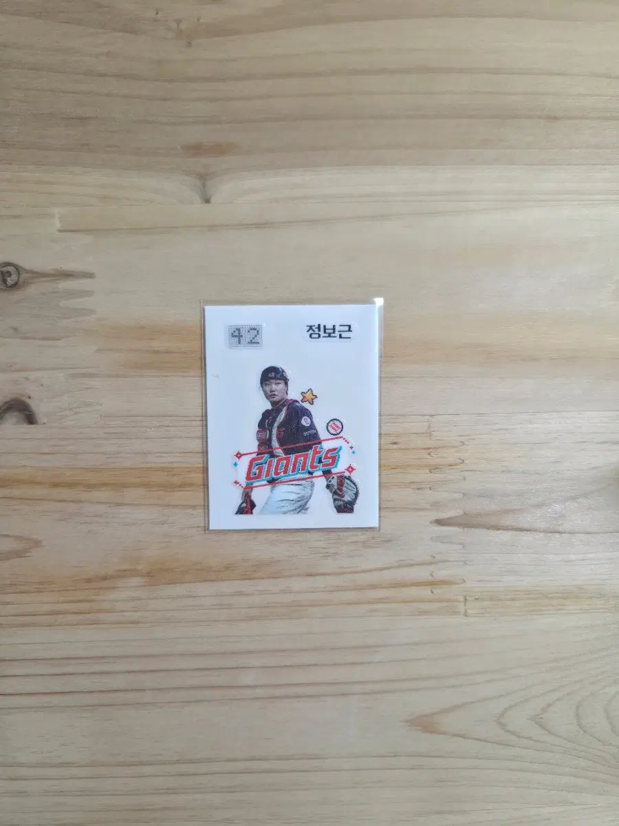 롯데자이언츠 띠부띠부실 - 정보근