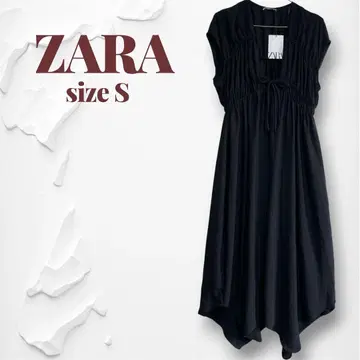 ZARA 슬리브리스 원피스 블랙 S 사이즈