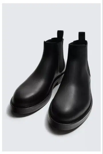 ZARA 첼시 부츠 사이드 고어 부츠 블랙 남성용 42