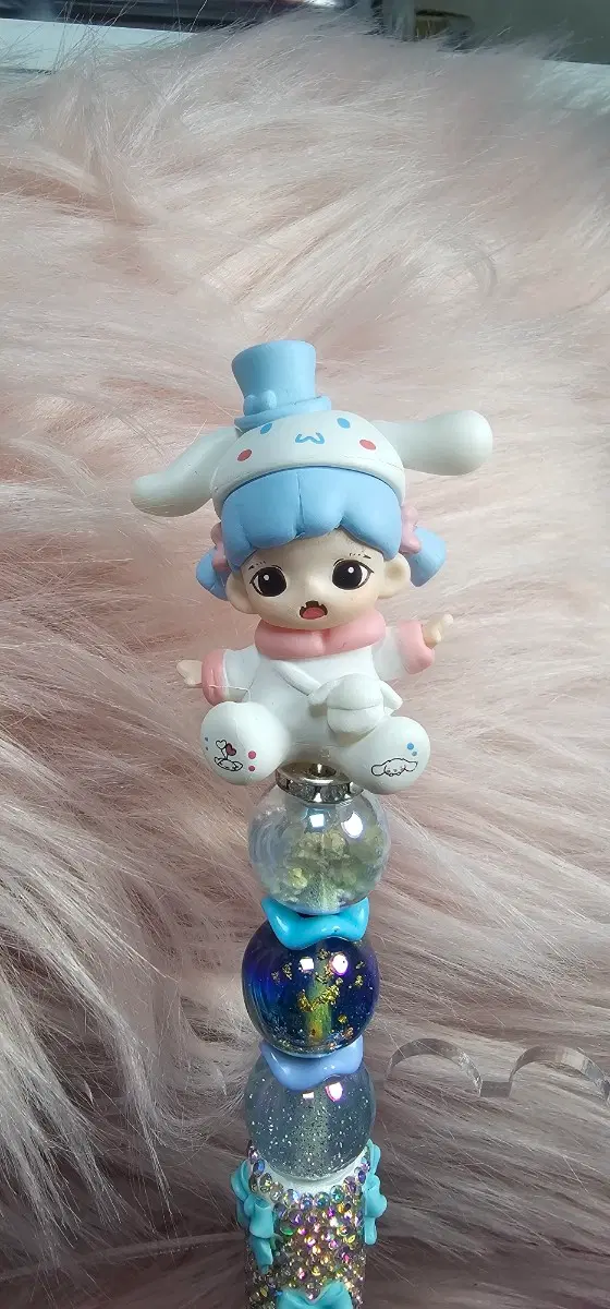 시나모롤옷입은 조라피규어 볼펜 볼꾸 필기도구 N취아리네