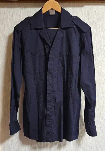이탈리아군 실물 M.M. Uniform 긴팔 셔츠 네이비 50