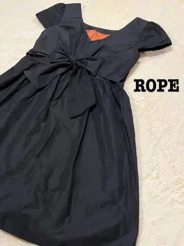 [새상품] ROPE 타프타 백리본 원피스 포멀 드레스 사이즈 38