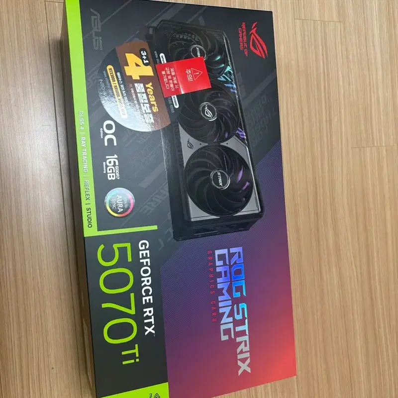 ASUS ROG STRIX 지포스 RTX 5070 Ti