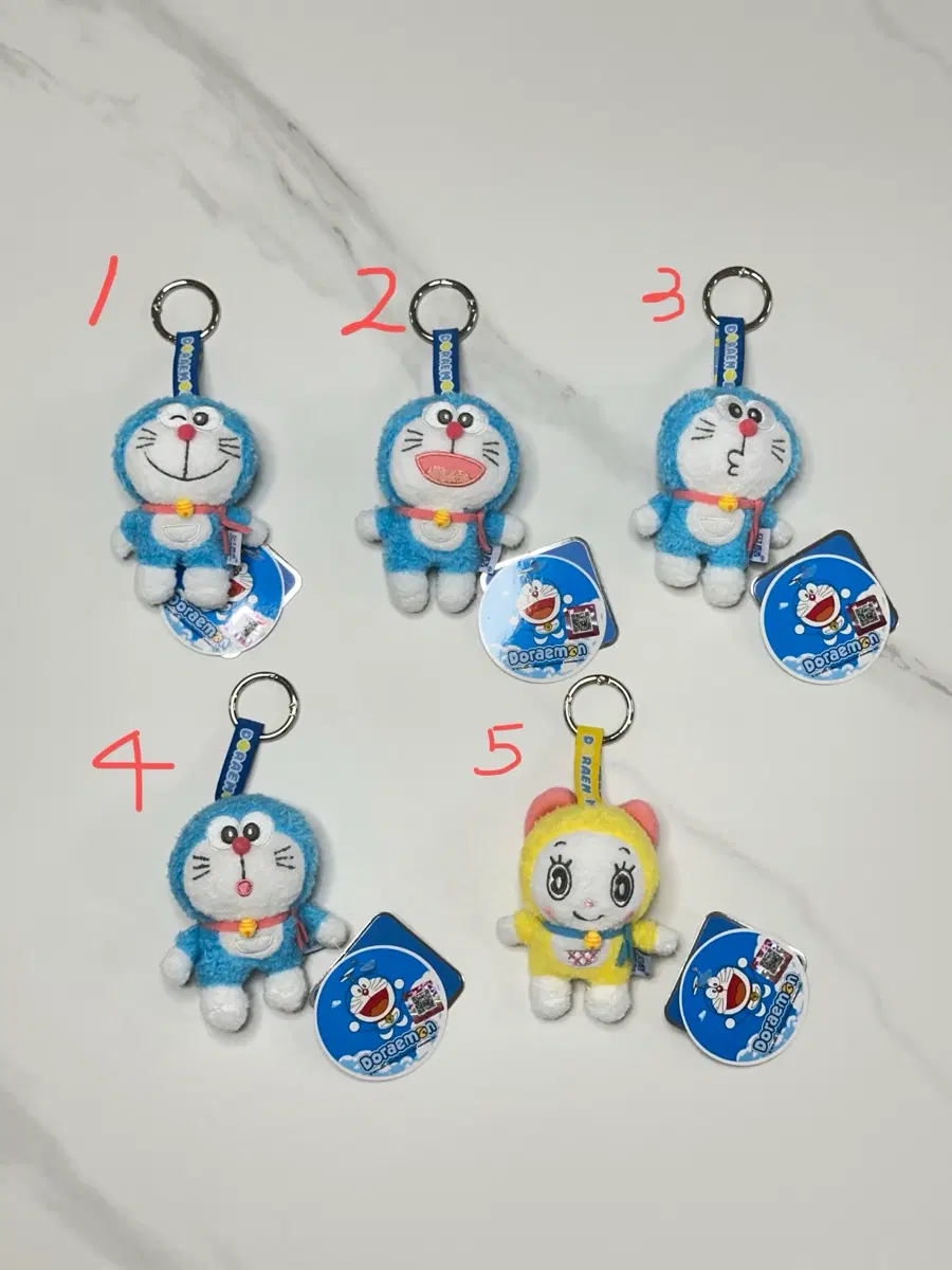 도라에몽 인형 키링