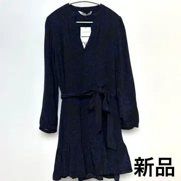 새상품 ZARA 다마스크 무늬 튜닉 원피스 긴팔 M 사이즈