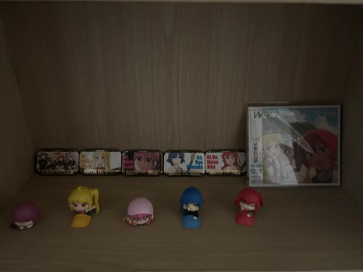 봇치더락 오네무탄, 캔뱃지, we will cd 일괄