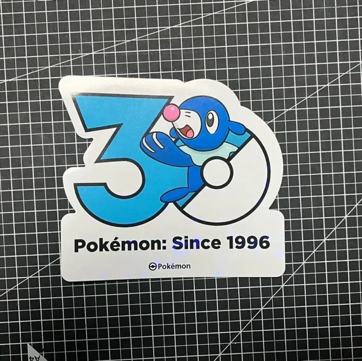 누리공 30주년 로고 스티커