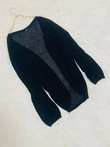UNIQLO 일본제 메쉬 가디건 블랙 XL