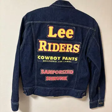 레어 매장용 Lee RIDERS 데님 자켓 백 프린트 M