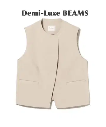 미사용 Demi-Luxe BEAMS 옥스 비익 미니 베스트