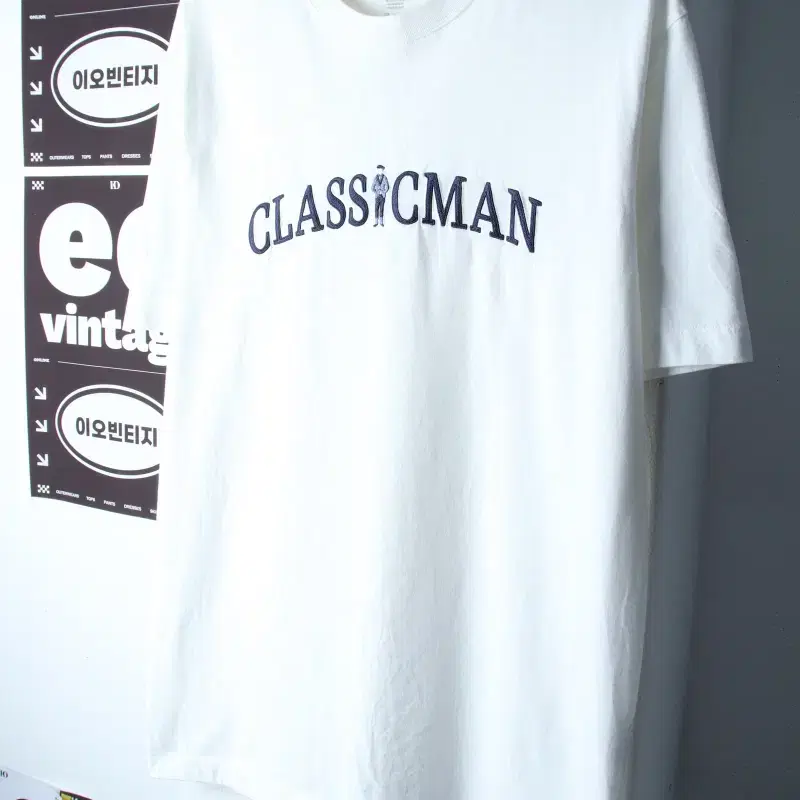 (L-2XL) 지오다노 반팔 티셔츠 오버사이즈 레터링-H34950