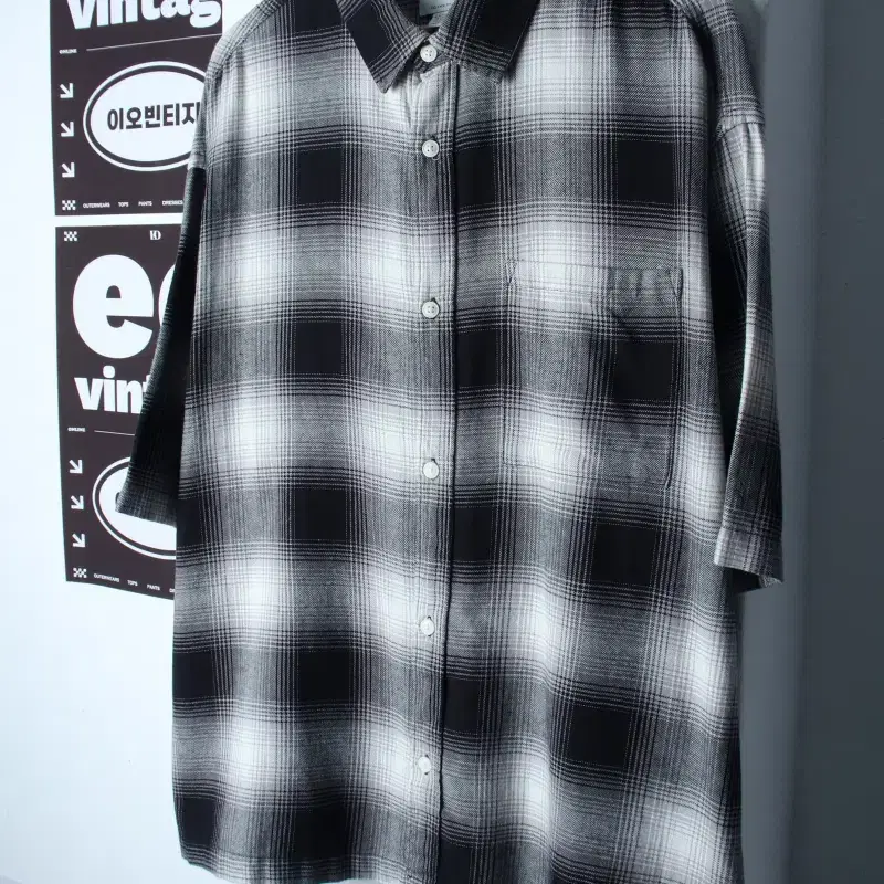(2XL-3XL) 에이치앤엠 반팔 카라 티셔츠 셔츠 남방-H35011