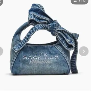 MARC JACOBS 더 보우 데님 새크 백 미니