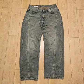 ZARA 남성용 데님 팬츠 워시드 가공 사이즈 42