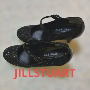 컨디션 최상 JILLSTUART shoe 펌프스 블랙 라메 스트랩