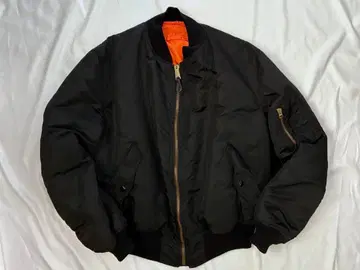 ALPHA INDUSTRIES MA-1 플라이트 자켓 USA제 블랙