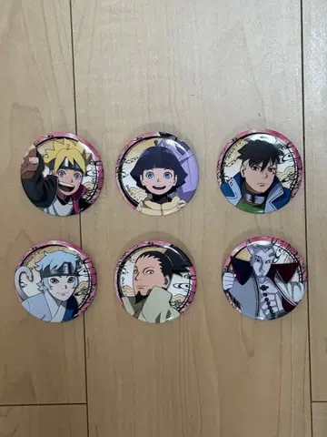 BORUTO 캔뱃지 6종 세트