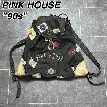 90s PINK HOUSE 데님 백팩 핑크하우스