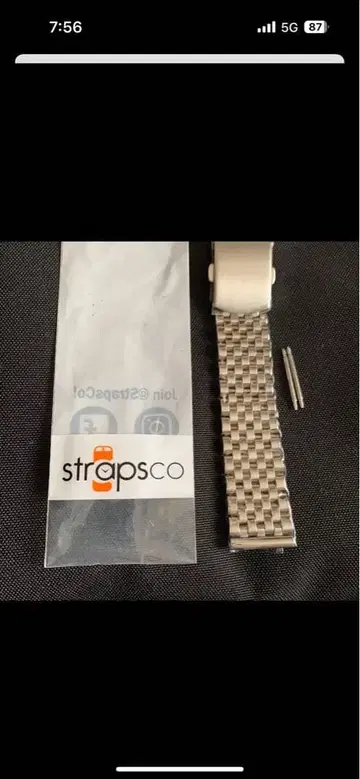 StrapsCo 스테인리스 메탈 시계 벨트