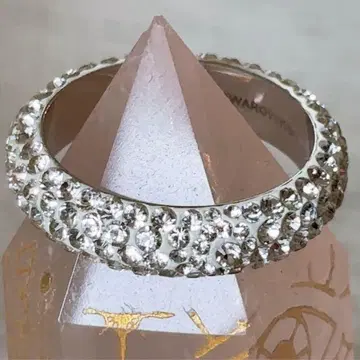 SWAROVSKI CRYSTALS 반지 전면 크리스탈 약 10호