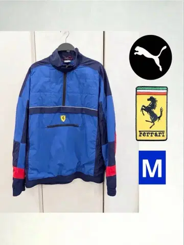 레어 페라리 PUMA Ferrari 나일론 자켓 풀오버 M