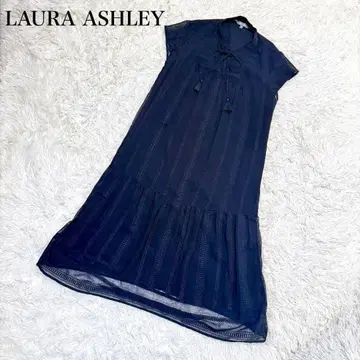 최근 모델 로라 애슐리 보타니컬 자수 원피스 롱 기장 XL
