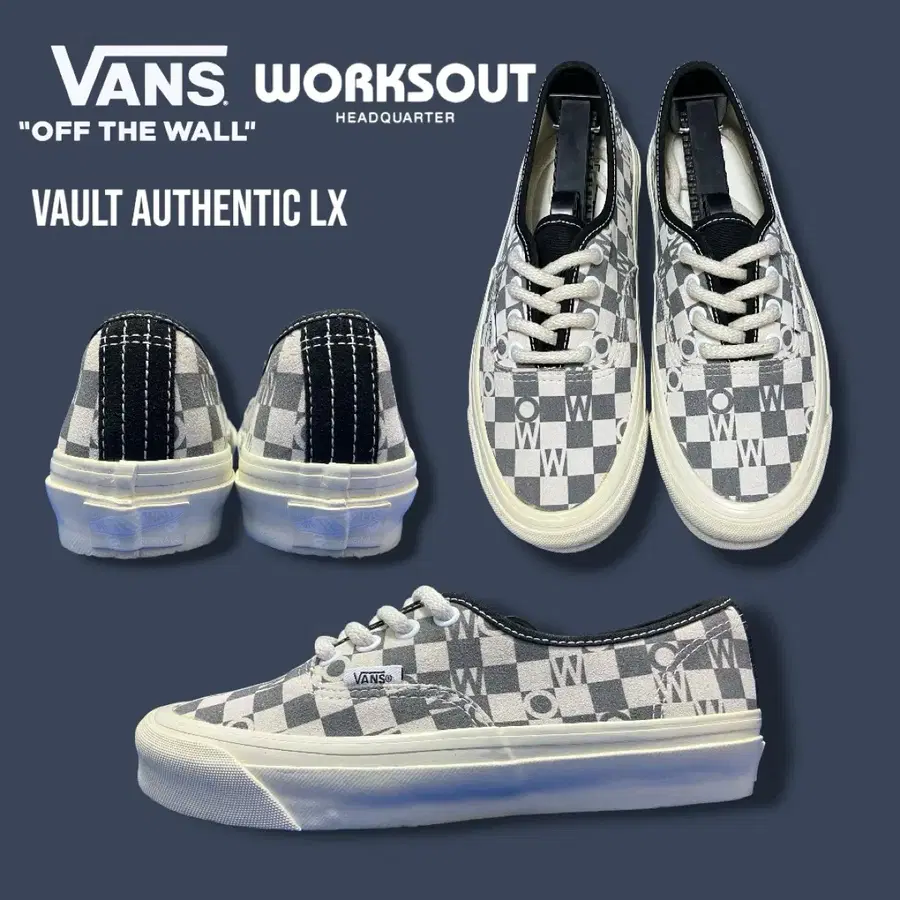 [반스아저씨] Vans 볼트 X 웍스아웃 어센틱 230mm