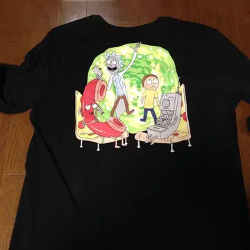 L 사이즈 롱티 Rick and Morty 릭 앤 모티