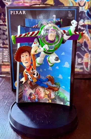 PIXAR 토이 스토리 포스터형 피규어 happy 복권 라스트 원상