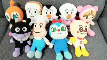 호빵맨 봉제 인형 9체 세트