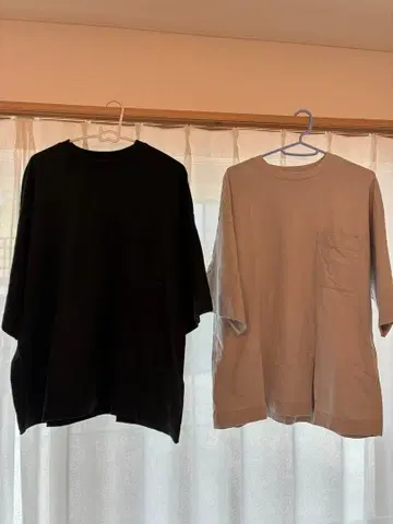 MUJI Labo 반팔 T셔츠 2장 세트