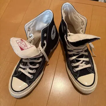 [컨디션 최상] 컨버스 ct70 척테일러 Hi 블랙 25cm