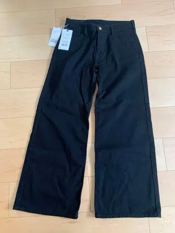 Lee RIDERS 와이드 데님 팬츠 블랙