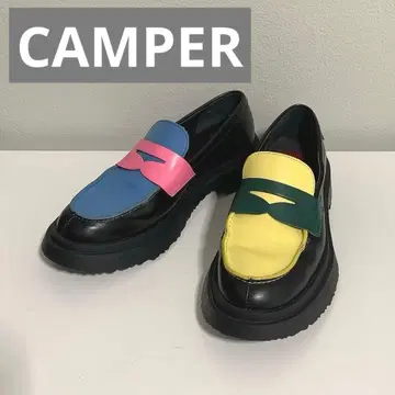 [ 컨디션 최상 ] CAMPER TWINS 로퍼 바이컬러 38 24cm