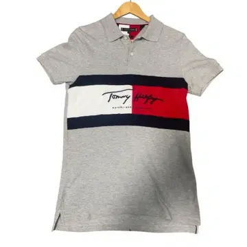 TOMMY HILFIGER 타미힐피거 S 피케 셔츠 빅 로고