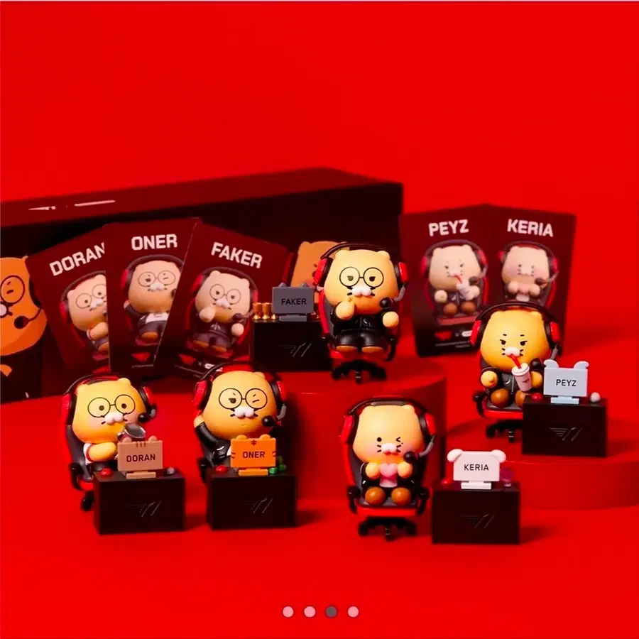 T1 X 프렌즈 랜덤 피규어_춘식이 굿즈판매