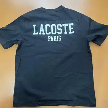 LACOSTE 라코스테 루즈핏 T셔츠 블랙 FR3