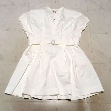미사용 택 포함 ZARA 프렌치 슬리브 미니 원피스 XL