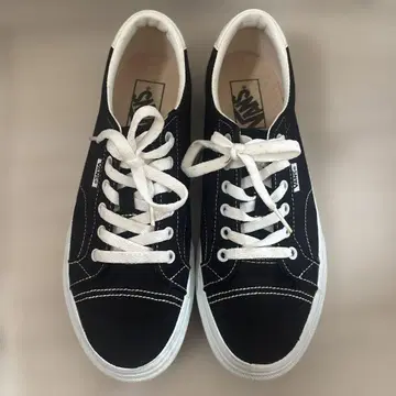 VANS 스니커즈 로우 스니커즈 00s 블랙 화이트 구제 의류 데드