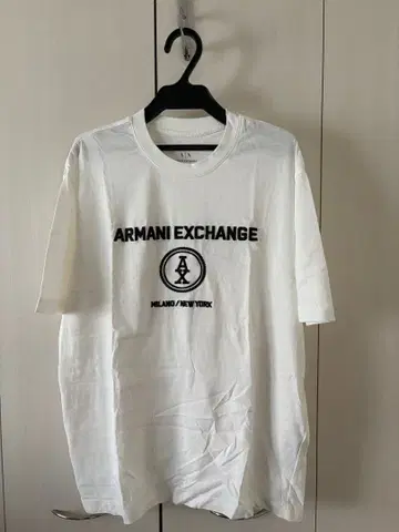 ARMANI EXCHANGE 로고T셔츠 화이트