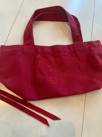 레페토 repetto 토트 백 빨간색 60주년 기념 레어 스와로