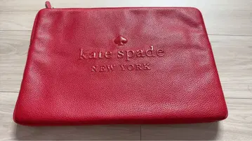 새상품급 Kate Spade Sienne 가죽 노트북 케이스 레드