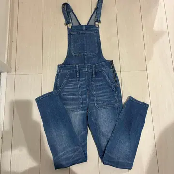 Madewell 데님 살로펫 오버롤 블루 S