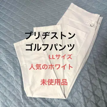 브릿지스톤 남성용 골프 팬츠 인기 화이트 LL 사이즈