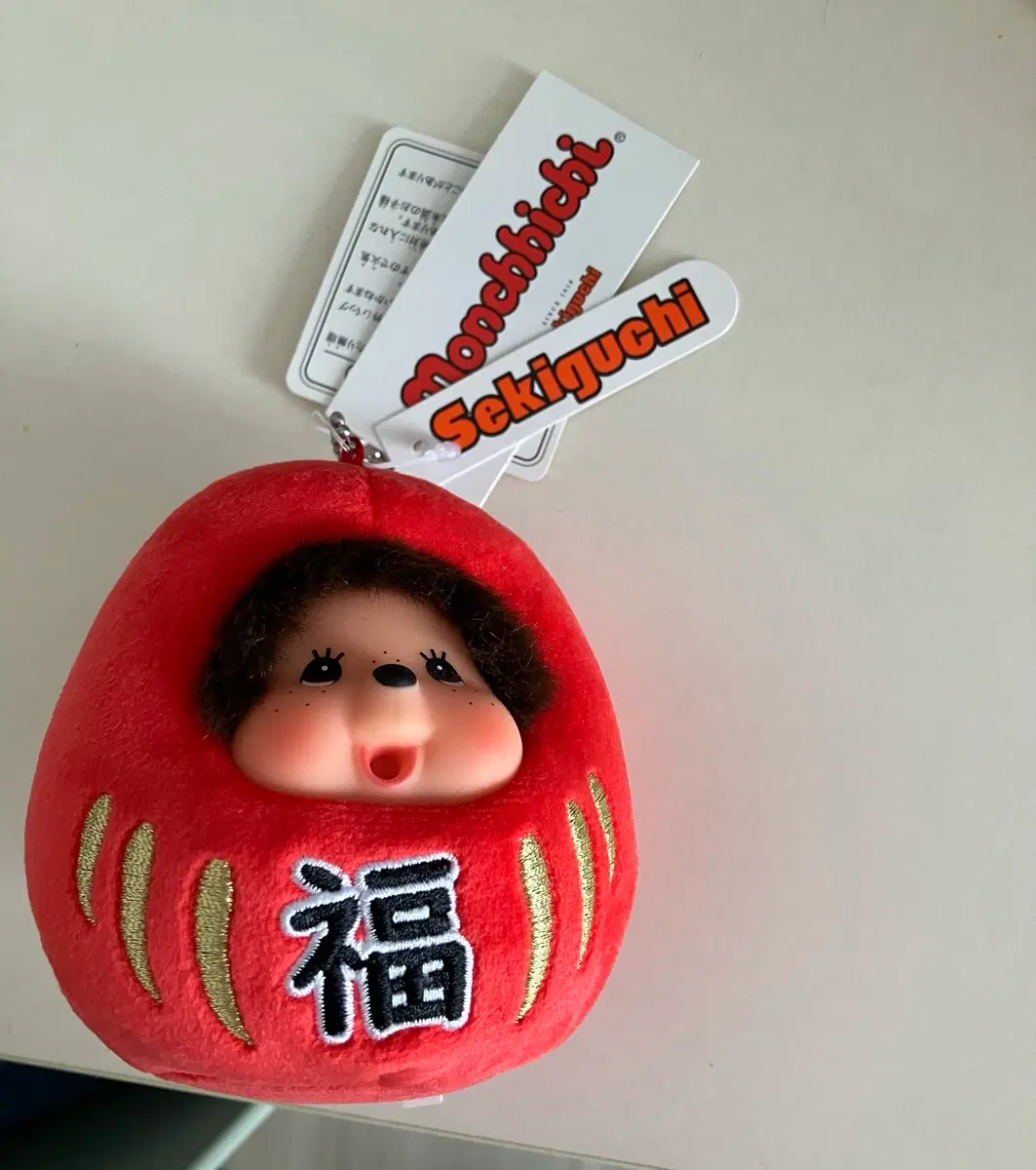 정품) 다루마 복 몬치치 키링 키홀더