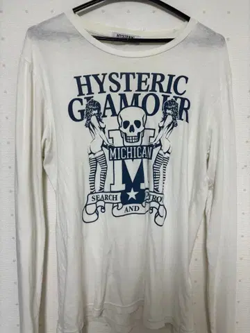 HYSTERIC GLAMOUR 긴팔 티셔츠 화이트